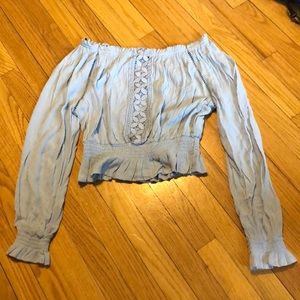 Off the shoulder blouse